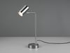TRIO Leuchten LED Schreibtischlampe wechselbar, dimmfunktion, Kunststoff silber, Höhe 45cm Bild 3