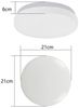 ZMH LED Deckenleuchte Wohnzimmer Modern 21CM Sternenhimmel Flurlampe für Schlafzimmer, Augenschutz, LED fest integriert, 4000K Bild 3