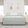 vidaXL Bettrahmen mit Matratze Hellgrau 180 x 200 cm Stoff 3398425 Bild 3