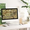 Relaxdays 10 x Stiftehalter eckig gold Bild 5