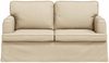 vidaXL Sofa Creme 144 x 80 x 85 cm Stoff 42024488 Bild 4
