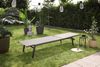Primaster Gartenliege Lenno 200 cm Stahl Sonnenliege verstellbares Kopfteil Bild 2