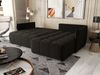 Ecksofa Schlafsofa TREVISO Stoff Monolith Hellgrau Ottomane Rechts Bild 2
