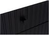 Kommode Salsa 2 Lamellenoptik Anbauwand Wohnwand Siedeboard MDF Schwarz + Grau Bild 2