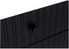 Kommode Salsa 2 Lamellenoptik Anbauwand Wohnwand Siedeboard MDF Schwarz + Grau Bild 2