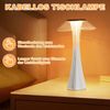 ZMH LED Tischlampe Touch Dimmbar 3000-6500K Weiß/Gold Nachttischlampe mit Akku Innen und Aussen Beleuchtung Tagbare Tischleuchte Aufladen Leseleuchte mit USB für Schlafzimmer Wohnzimmer Restaurant Bild 4