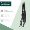 Klappstuhl 2er Set Stühle, schwarz Holz-Optik, Campingstuhl Bild 4
