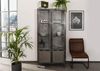 Vitrine Mango 90x40x190 grau lackiert HEAVY INDUSTRY #123 Bild 3