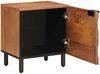 vidaXL Nachttisch 2 pcs Braun 40 x 33 x 46 cm Massivholz Mango 4017897 Bild 3