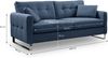 Sofa (B/H/T: 203x92x94 cm) in Dunkelblau Bild 3