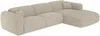 Vente-unique - POGNI Sofa Stoff Beige - B 165 cm x H 73 cm x L 299 cm Bild 4