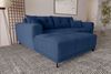 99rooms Massimo Ecksofa Cordstoff POSO Blau mit Schlaffunktion Links Bild 2