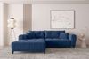 99rooms Massimo Ecksofa Cordstoff POSO Blau mit Schlaffunktion Links Bild 5