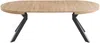 Vente-unique - KOMONI Esstisch Holz, Platte SchwarzBeige - B 120 cm x H 76 cm x L 170 cm220 cm120 cm Bild 4