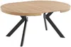 Vente-unique - KOMONI Esstisch Holz, Platte SchwarzBeige - B 120 cm x H 76 cm x L 170 cm220 cm120 cm Bild 5