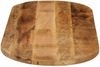 vidaXL Tischplatte 110x40x3,8 cm Oval Raues Massives Mangoholz 370115 Bild 4