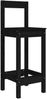 vidaXL Barstühle 2 Stk. Schwarz 40x41,5x112 cm Massivholz Kiefer 822146 Bild 3
