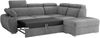 Ecksofa Boston 2RR1P mit Einstellbare Kopfstützen (Farbe: Aragon 03, Seite: Rechts 2R+R+1P(65)+PUFAP) Bild 3