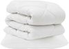 vidaXL Bettdecken Set mit Kissen 2 pcs Weiß Mikrofaser 3376725 Bild 2
