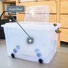 Aufbewahrungsbox 20l Anzio mit Rollen + Deckel Bild 4