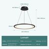 Mai & Mai Pendelleuchte Hängeleuchte pendellampe Farbtemperatur3000–6000K CRI≥95 Luvina01, LED-Pendelleuchte, mit hoher Farbwiedergabe, Bild 4