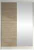 Kleiderschrank Lino I, ohne Beleuchtung, Farbe: Weiß / Sonoma Eiche Bild 1