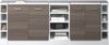Küchenschrank für Dachschrägen R-Line Edelgrau 210 cm 5er Set Schrankkorpuss 60 cm Tiefe Vicco Bild 5