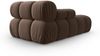 Micadoni Recamiere Bellis Links Samt Bluvel Dunkelbraun Bild 3