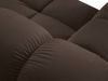 Micadoni Recamiere Bellis Links Samt Bluvel Dunkelbraun Bild 5