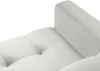 Micadoni Sessel Mamaia 1-Sitzer Samt Bluvel Silber schwarze Beine Bild 3