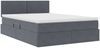 vidaXL Aufbewahrungsbett mit Matratze Dunkelgrau 140 x 190 cm Samt 3370696 Bild 5