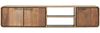TV Board Evo aus recyceltem Teakholz, modern, hängend, naturfarben, 185 cm Bild 2