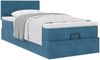 vidaXL Ottoman-Bett mit Matratze Dunkelblau 90x200 cm Samt 3311679 Bild 5