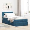 vidaXL Ottoman-Bett mit Matratze Dunkelblau 90x200 cm Samt 3311679 Bild 3
