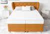99rooms Hermes Boxspringbett 140x200 cm Velours SORO Orange Bonell-Federung Bild 4
