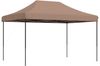vidaXL Party-Zelt Braun 279 x 410 x 315 cm Oxford-Stoff 42023581 Bild 2