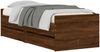 vidaXL Bettgestell mit Schubladen Braun Eichen-Optik 90x190 cm 3207356 Bild 3