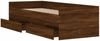 vidaXL Bettgestell mit Schubladen Braun Eichen-Optik 90x190 cm 3207356 Bild 5