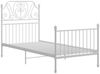 vidaXL Bettgestell Weiß Metall und Sperrholz 90x200 cm [324842] Bild 2