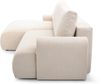 AX LIVING Beige L Couch Miniati Klein Sofa mit Schlaffunktion 260 cm L Bild 5