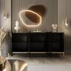 Lookway Kommode SANTILE auf goldenen Beinen Hochglanz Bild 3