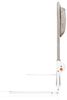 lionelo Bettschutzgitter HANNA (Set, Set), 180 Grad 66 cm hoch Standsafe SecureBelt Bild 4