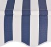 vidaXL Einziehbare Markise Handbetrieben 150 cm Blau/Weiß Gestreift 43219 Bild 5
