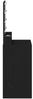 vidaXL Schminktisch mit Regal Schwarz Eichen-Optik 50 x 41 x 135 cm 865119 Bild 5