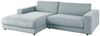 KAWOLA Sofa MADELINE Ecksofa Cord hellblau Longchair links 85 x 190 x 270 cm Bild 2