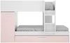 Vente-unique - ANTHONY Bett Holz, Platte PuderrosaWeiß - B 112 cm x H 150 cm x L 244 cm Bild 4