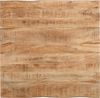 Couchtisch Baumkante 90 x 90 cm Mango massiv + rough schwarz PATRICK 137086088 Bild 5