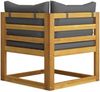vidaXL 2-Sitzer-Gartenbank mit Dunkelgrauen Kissen 3068851 Bild 5