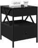 vidaXL Nachttisch mit Infinity-LED Schwarz 40x40x51 cm 3284101 Bild 5