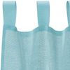 vidaXL Voile Vorhänge mit Stangentaschen 2 Stk. Türkis 4102240 Bild 5